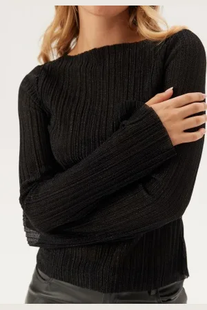 BUBBLEROOM Sparkling Long Sleeve Top L