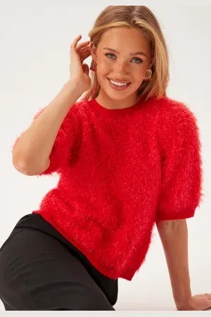 Pieces® PCFee SS O-Neck Knit Top XS
