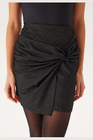 Object Objevellyn Lisa Short Re Skir Black Detail:Glitter 34