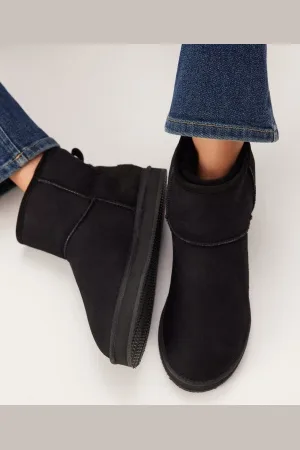 Shepherd Paris Sheepskin Boots Black 36