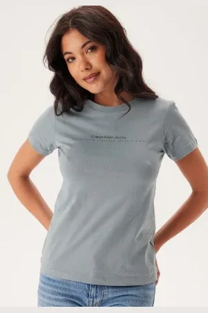 Calvin Klein Institutional Graphic Slim Tee Pc2 Lead XS