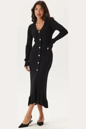 Y.A.S Mikke Ls Midi Knit Dress S. L