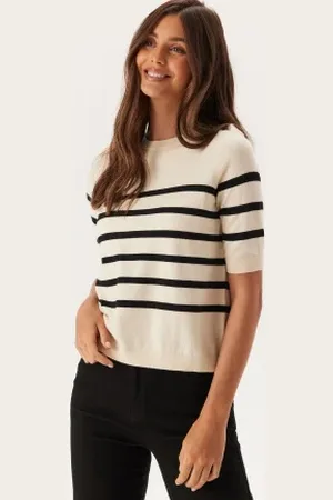 VERO MODA Vmsaba Plain Ss O-neck Pullove S
