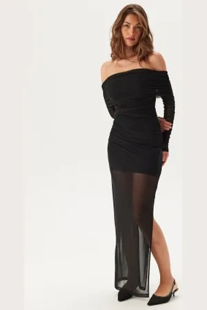 Forever New Rani Off Shoulder Mesh Maxi Dr 34