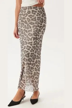 BUBBLEROOM Mesh Maxi Skirt XS