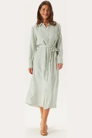 Y.A.S Kaya Ls Long Shirt Dress 34