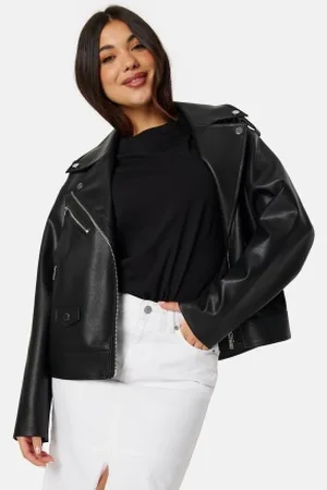 BUBBLEROOM Serilda Biker Jacket Black 34
