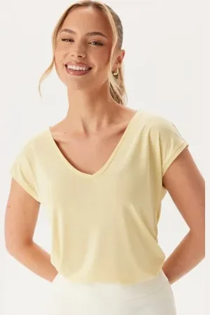 Pieces® Pckamala Tee Pale Banana XS