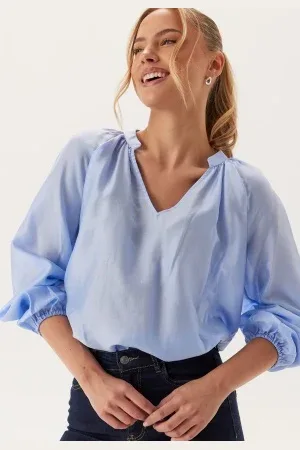 Object Objheidi L/S LO V-NECK TOP LO 34
