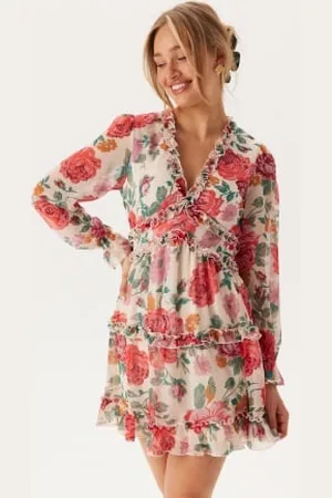 VILA Viemsa L/S SHORT DRESS SHORT D 38