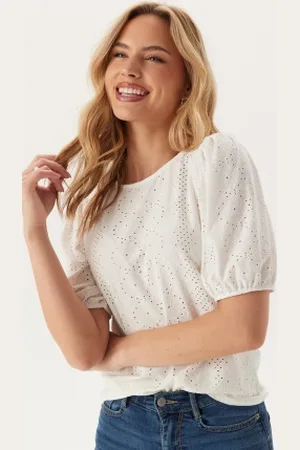 VILA Vikally O-neck 2/4 TOP - NOOS XS
