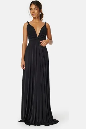 Goddiva Multi Tie Maxi Dress L (UK14)