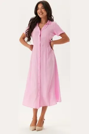 VERO MODA Vmlinn Ss 7/8 VOLUME DRESS XS