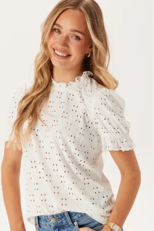 VILA Vikawa S/S Flounce Top XS