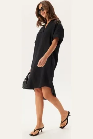 GANT Rel Linen Caftan Black 36