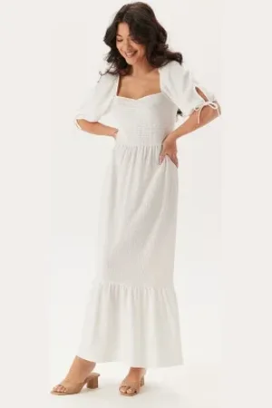 BUBBLEROOM Smock Maxi Dress XS