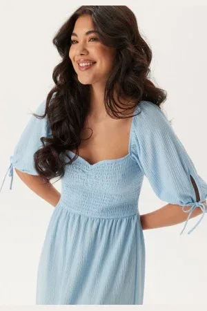 BUBBLEROOM Smock Maxi Dress XS