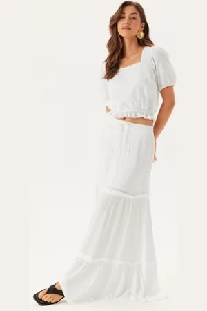VILA Vimesa High Waist long skirt 34