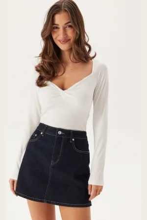 BUBBLEROOM Twisted Long Sleeve Top XS