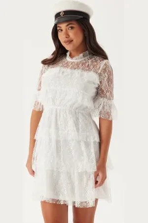 BUBBLEROOM Frill Lace Dress 38