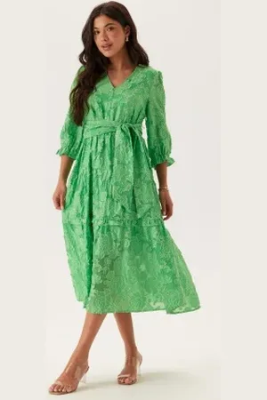 SELECTED Slfsadie 3/4 Midi Dress Absinthe Green 34