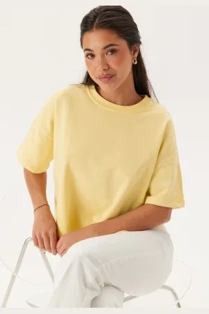Pieces® Pcchilli Summer Loose Sweat Pale Banana M