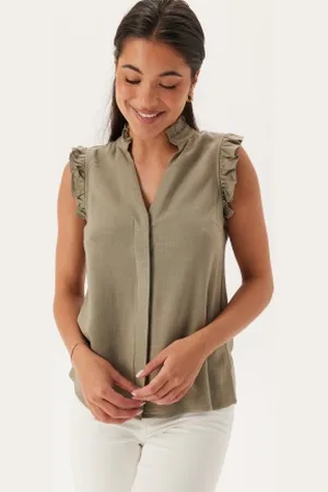 SELECTED Slfviva Sl Sun Ruffle Top 34