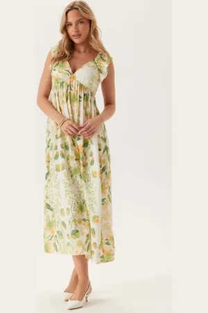 VERO MODA Vmjosie Sl Ankle Frill Dress XS