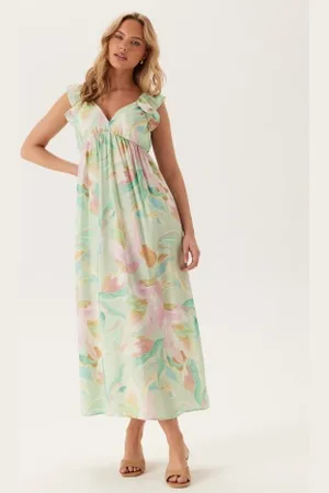 VERO MODA Vmjosie Sl Ankle Frill Dress XS