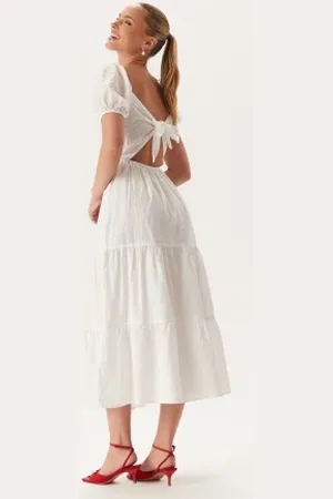 BUBBLEROOM Smock Maxi Dress XS