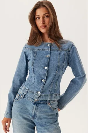 ONLY Onlgina Tailored Jacket Dnm Light Blue Denim XS