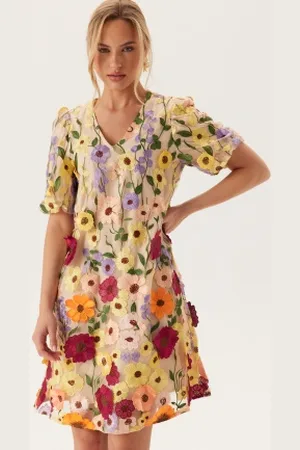 Y.A.S Flowering Ss Dress 34