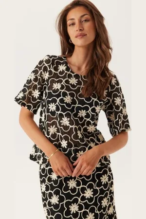 Object Objcalla S/S RE TOP Black Detail:sandshell 36
