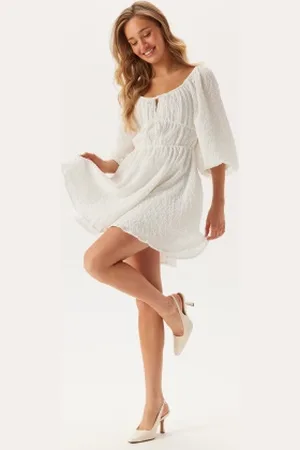 BUBBLEROOM Diamond Neck Dress XXS