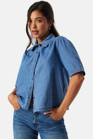 Pieces® Pcmag SS Denim Shirt XL