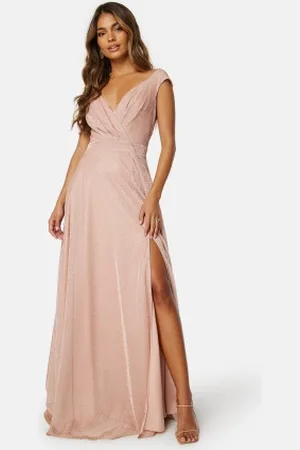 Goddiva Glitter Wrap Maxi Dress XXL (UK18)