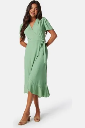 John Zack Short Sleeve Wrap Dress XXS (UK6)