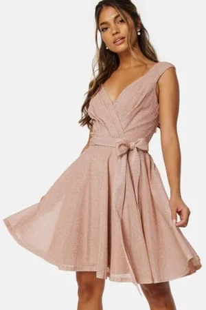 Goddiva Lurex Skater Dress L (UK14)