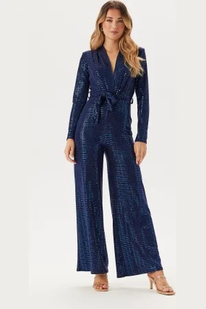 John Zack Sequin Wide Leg Jumpsuit XS (UK8)