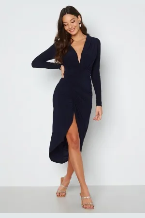 John Zack Long Sleeve Rouch Dress XXS (UK6)