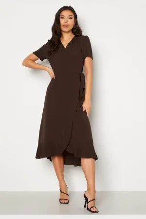 John Zack Short Sleeve Wrap Dress XS (UK8)