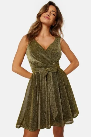 Goddiva Lurex Skater Dress XS (UK8)