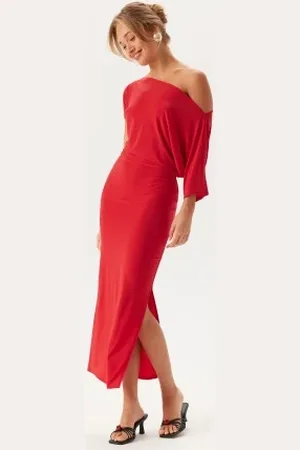John Zack Off Shoulder Midaxi Dress XXS (UK6)