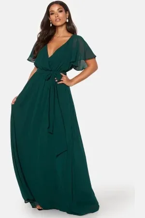 Goddiva Flutter Chiffon Dress XS (UK8)