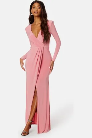 Goddiva Long Sleeve Maxi Dress L (UK14)