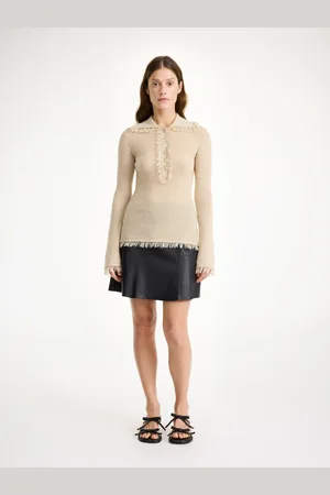 By Malene Birger Naommi leather mini skirt
