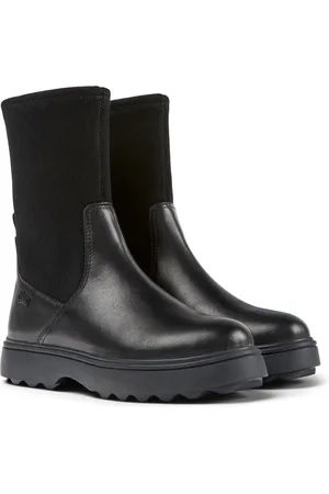 Camper Norte - Boots For Girls - , Size 26, Smooth Leather/Cotton Fabric