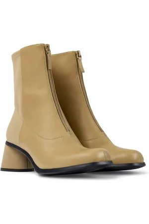Camper Kiara - Ankle Boots For Women - , Size 35, Smooth Leather/Cotton Fabric