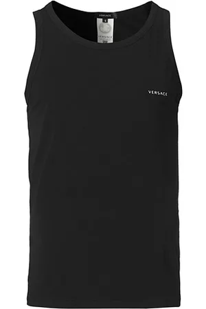 Versace Miehet Topit - Logo Tank Top Black