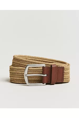Ralph Lauren Miehet Vyöt - Cotton Elastic Belt Timber Brown
